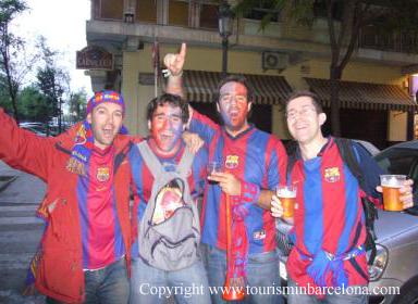 F.C.Barcelona supporters
